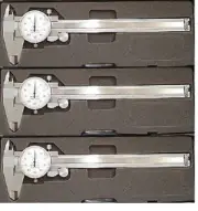 3pc BRAND New 0-6" STAINLESS STEEL DIAL CALIPER