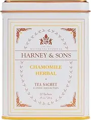 [Harney & Sons] Chamomile Herbal Tea, Classic Tin, 20 Sachets