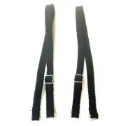 No-Sew Replacement Bra Strap Adjustable 3/8" Elastic 15" Black 9 pairs SS24