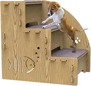 Pet Ramp for Couch - Folding Dog Steps, Bed Sofa Dog Steps | Kitten Wooden Stairs for High Sofa, Balanced Dog Indoor Ramp, Non-Slip Pet Ramps Stairs for Small Dogs, Cats And Other Small Pets