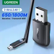 UGREEN WiFi Adapter AC650 WiFi6 USB3.0 5G&2.4G Dual-band USB Card For PC Laptop