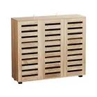 Shoe Cabinet Shoes Organiser Storage Rack 30 Pair Adjustable Shelf Wooden