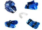 ProForce Lighting 7 Piece Sparring Gear Combo Set BLUE