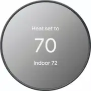 Google Nest Smart Programmable Wifi Thermostat CHARCOAL SAND FOG