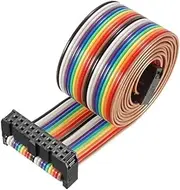 XYWHPGV IDC Rainbow Wire Flat Cable 20P A-type FC/FC Connector 2.54mm Pitch 1m/39.3inch Length(b819a 3c62a 8ee48 89a21 72943 9819a
