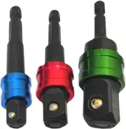 PKTool PT10803 - Socket/Drill Adaptor Set - 70mm Quick Release - 3 Piece