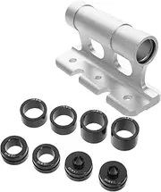 Bicycle Fork Stand Mountain Bike Roof Rack Mount Bicycle Mounting Bracket Bike Roof Rack Attachment Front Fork Fixed Clip Universal Cycling Bracket Silver Aluminum Alloy