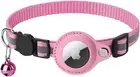for Apple AirTag Cat Dog Collar Reflective Pet Collar Case Air Tag GPS Anti-L...