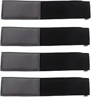 Skipwall Reusable Ladder Straps,Ladder Rack Tie Down Straps,Quality Hook and Loop Securing Straps,Multipurpose Storage Straps (33'' x 2'') (Black 4 Pack)