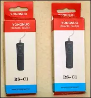 NIB pair of remote cable releases for Contax 645 and others. With instructions