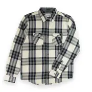 Sovereign Code Redwood Button Down Shirt in Cream/Dylan Plaid at Nordstrom, Size Medium
