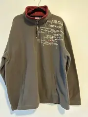JARVIS WALKER Big Game Fishing Olive Warm Fleece NEW XXL