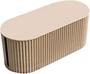 Anlayliay Power Cord Plug Board Charging Data Cable Hub Socket Storage Box Line Protector Parts Light Coffee