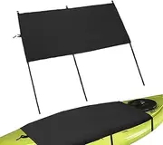 Cockpit Cover - Soft Cockpit Cover for Kayak,Space Saving Canoe Seat Drape, Paddleboard Storage, Hull Protector for Hatch Hole Seat Clean