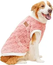 Plush Dog Vest for Winter | Soft Winter Clothes for Dogs,Lightweight Sweater for Dog, Windproof Pet Clothes for Small Meduum Large Breed Dog