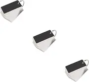 FIXOSHEE 3sets School Supplies Portable Binder Ring Alphabet Cards Blank Literacy Notepads 100pcs*3
