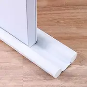 1 Pack Twin Door Draft Stoppers, 37 Inch Double Side Door Draft, Tailorable Noise Blocker Reduction Windshield Under Door Bottom Seal Strip Adjustable Door Window Insulation Draft Stopper