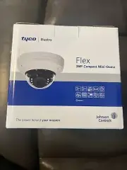Tyco Illustra Flex 3MP Compact Mini Dome Security Camera IFS03-C10-OI03 Open Box
