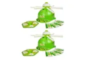 2x Nickelodeon Slime Soaker Game w 8x DIY Instant Slime Powders Helmet Kids 5y+