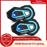 Motorcycle Intercom Bluetooth Helmet Headset 6 Riders BT 5.0 FM Motor Interphone