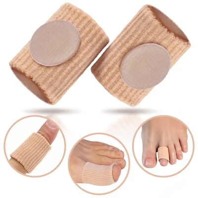 Gel Toe Protector Tube Separator Bandage Finger Foot Blister Bunion Pain Relief