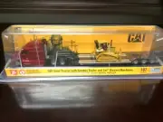 HO 1:87 Diecast Masters Peterbilt Tractor truck CAT Caterpillar D5M Dozer lowboy