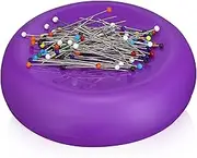 HOMSFOU Magnetic Needle Holder with Positioning Pins Capacity Pin Cushion for Convenient Storage Durable Sewing Tool Case for Needlework and Crafting