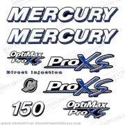Fits Mercury 150hp ProXS Decal Kit - Blue