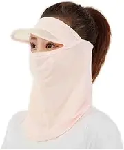 Sisadodo UV Protection Face Mask for Girls Full Face Mask Cover for Girls Neck Gaiter Face Mask for Women Sunscreen Face Mask