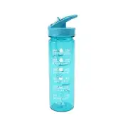 Water Bottle Mainstays without Big Motivational Text Tritan Hydration Blue 24-oz