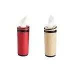 2 Pcs Round Tissue Holders ABS Tissue Storage Box Car Tissue Box Home