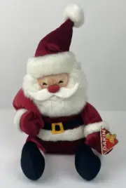 NWT DAKIN Santa Clause plushie 14 in.