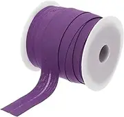 uxcell 3/4 Inch Single Fold Bias Tape Cotton Continuous Bulk Bias Tape for Sewing, Seaming Quilting Hemming Binding Crafts (Dark Purple 25 Yards)