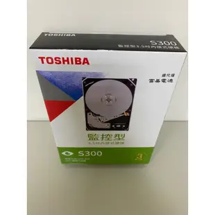 Toshiba 東芝【S300系列】【AV影音監控】2TB 3.5吋 監視器 監控 專用 硬碟 影音監控用硬碟 監控碟