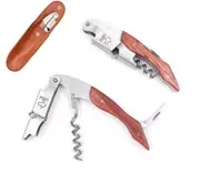 Wine Bottle Opener Waiters Knife Corkscrew Pocket Prestige Corkscrew for wine lover， Gift Idea