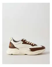 [Hugo] Leon Runn Sneaker in Off White/Brown
