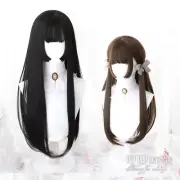 Hime Long Staight Hair Hairpiece Gradient Wig Harajuku Lolita Japanese Cos#8-959