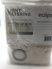 Eclipse Light Filtering Grommet Panel Curtain Beige 52in x 63in
