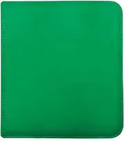 Ultra Pro Vivid 12-Pocket Zippered PRO-Binder, Green