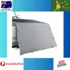 3.4M Caravan Privacy Screens 1.95m Roll Out Awning End Wall Side Sun Shade 4WD