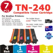 7x Compatible Toner TN240 TN-240 For Brother HL-3045CN MFC-9120CN DCP-9010CN