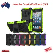 iPod Touch 7 6 5 Heavy Duty Hybrid Bumper Case With Kickstand