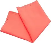 Frediuo Flute Cleaning Cloth Soft Cloth Instrument Accessory Wide Application Cleaning Kit Flute Cleaner for Piano Violin Sax Guitar, Orange