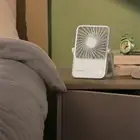 USB Desk Fan Quiet 3 Speed Foldable Table Fan for Office Bedroom Camping Fan