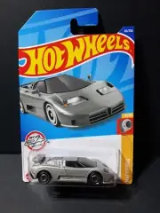 Hot Wheels 2022 HW Turbo 1994 '94 Bugatti EB110 SS 65/250 Silver 5/10 Car