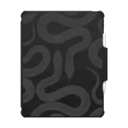 iPad Air 13-inch (M2/M3) Impact Folio Case Black Kingsnake
