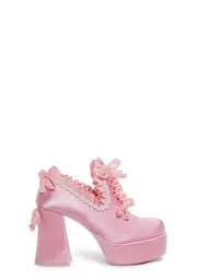 [Trickz N' Treatz] Bisou Baby Platform Heels - Pink