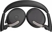 Jabra Evolve2 65 Flex Wireless Headset + Charger - Active Noise Cancelling - Teams Cert - USB A Booster - On Ear Bluetooth Stereo Headphones with Boom Mic + ClearVoice for Clear Calls 32hr Music Time