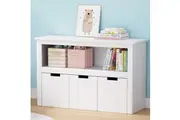 Keezi Kids Bookshelf 3 Drawers Storage Children Bookcase Toy Organiser Display