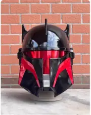1:1 Star Wars The Mandalorian Moff Gideon FRP Mask Helmet Cosplay Props Replicas